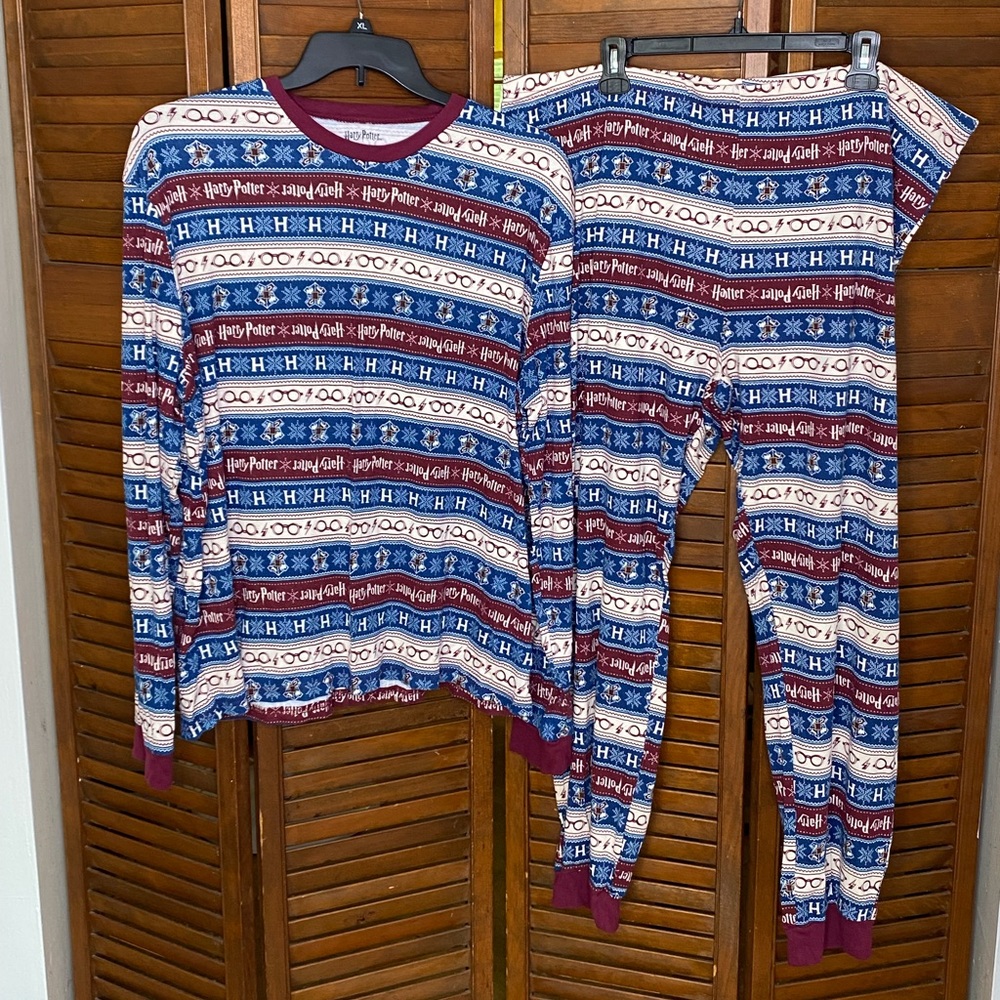 Harry Potter Plus Size Women’s Holiday Pajama Set Size 2x
